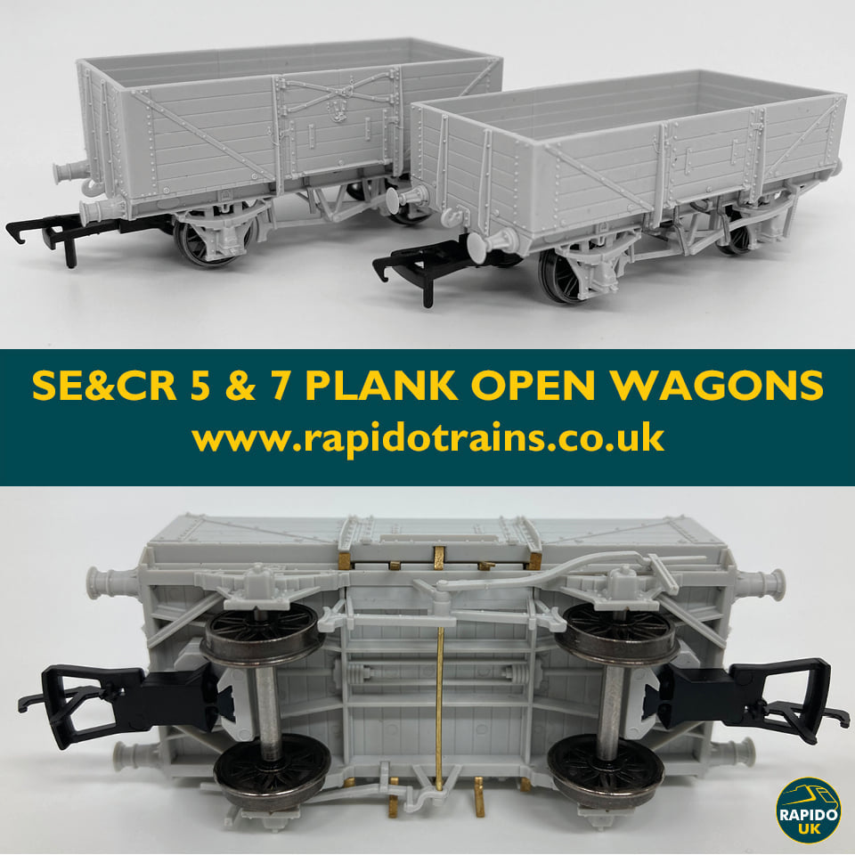 Rapido Trains UK announce SECR Open wagons in OO