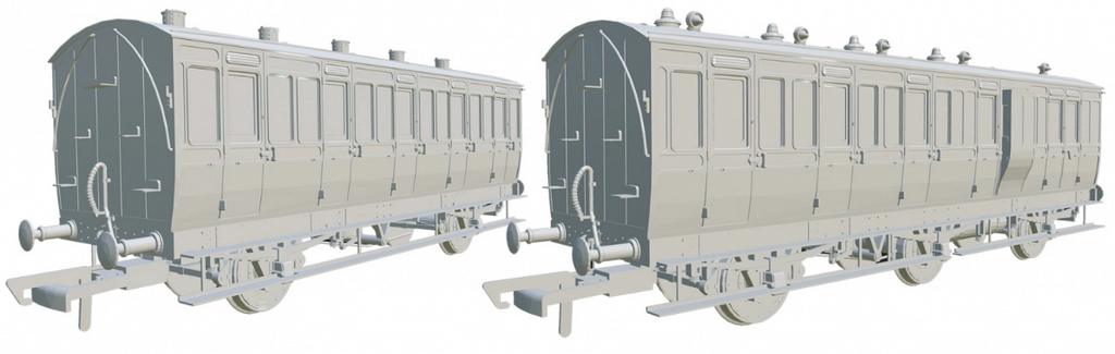 Hattons 4 & 6 Wheel Coaches reach CAD stage