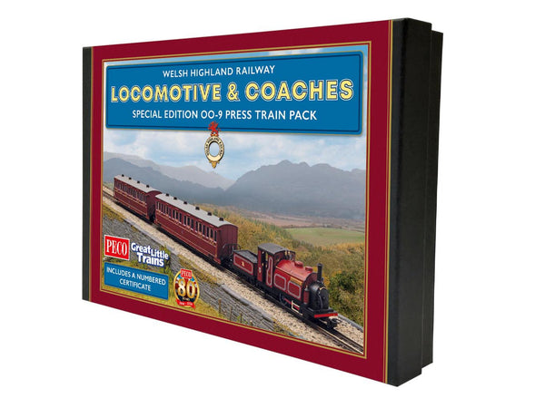 Special Edition OO-9 Press Train Pack (Welsh Highland Railway)