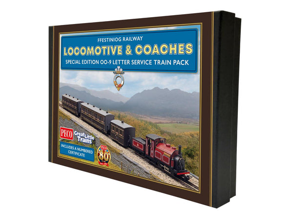 Special Edition OO-9 Letter Service Train Pack (Ffestiniog Railway)