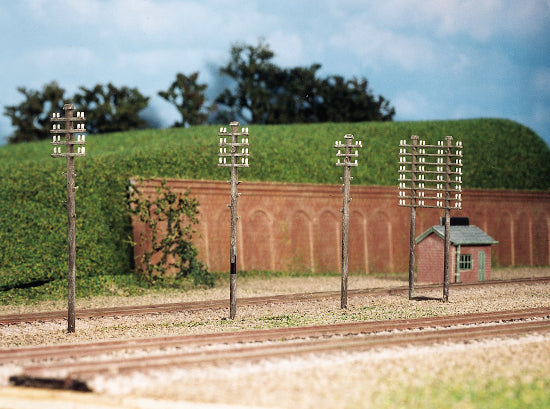 211 - RATIO - N - Telegraph Poles (10 per pack)