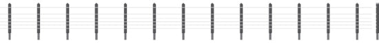 423 - RATIO - OO/HO - GWR Lineside Fencing, (36 posts with wire)