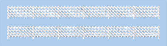 426 - RATIO - OO/HO - LMS (MR) Station Fencing, white