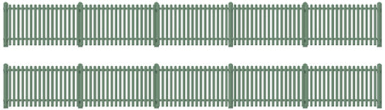 431 - RATIO - OO/HO - Picket fencing, green (straight only)