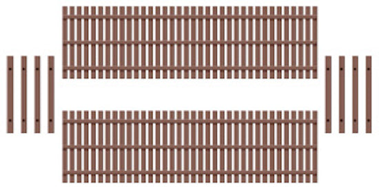 437 - RATIO - OO/HO - Wooden Fencing