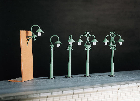 453 - RATIO - OO/HO - Swan Necked lamps (9 per pack)