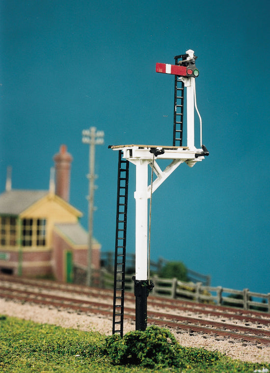 476 - RATIO - OO/HO - LMS Round post (4 signals inc. Jcn/brackets)