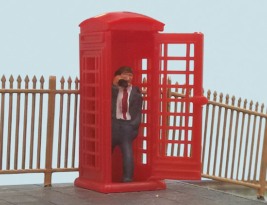 5005 - Modelscene - OO/HO - Telephone Box & Caller