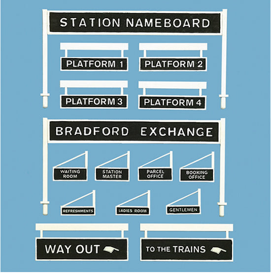 5049 - Modelscene - OO/HO - Platform Signage
