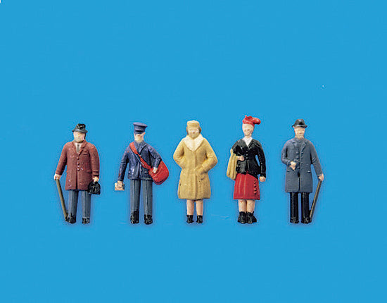 5058 - Modelscene - OO/HO - Passengers, Standing, Set B