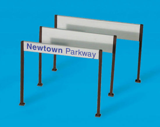 5186 - Modelscene - N - Station Nameboards, Modern Type