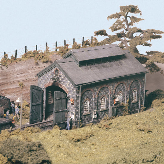 522 - RATIO - OO/HO - Engine Shed, inc. Hut (176mm x 90mm x 120mm)