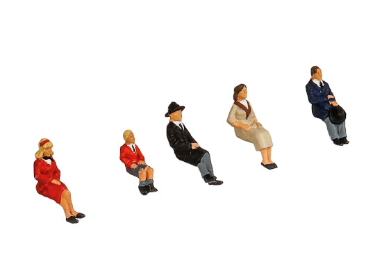 5301 - Modelscene - OO/HO - Reisende sitzend