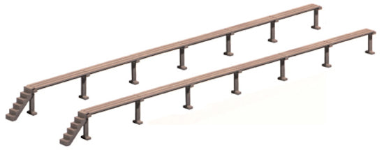 544 - RATIO - OO/HO - Carriage Cleaning Platform