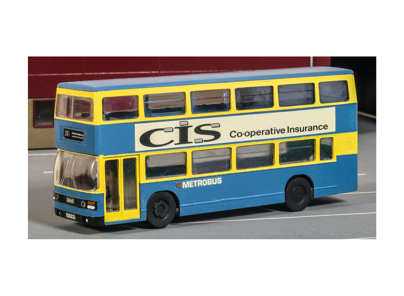 5502 - Modelscene - OO/HO - London Buses, Metro, Leyland Olympian Double Decker Bus