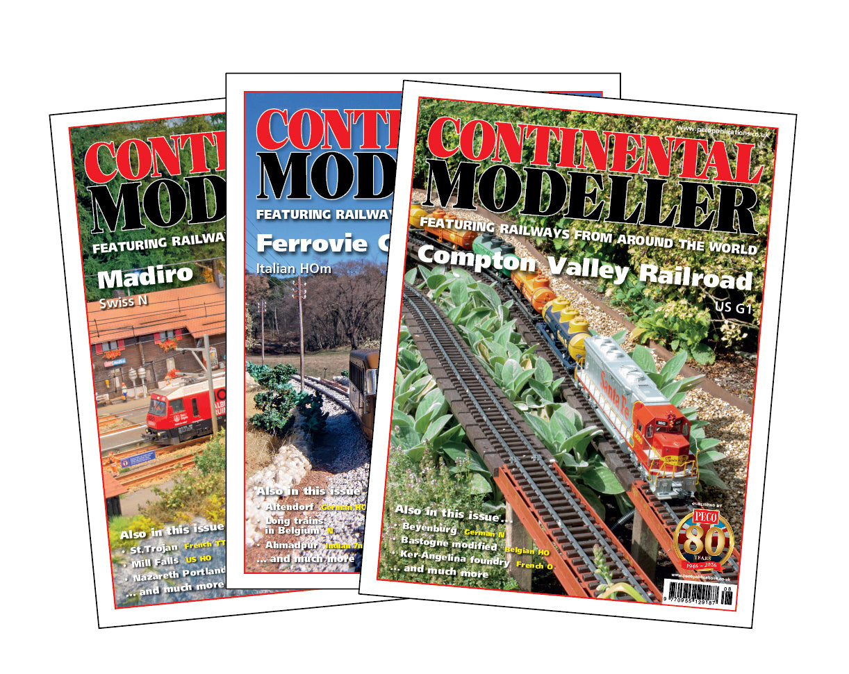 CM(MONTH+YEAR) - PECO Publications - CONTINENTAL MODELLER, monthly magazine