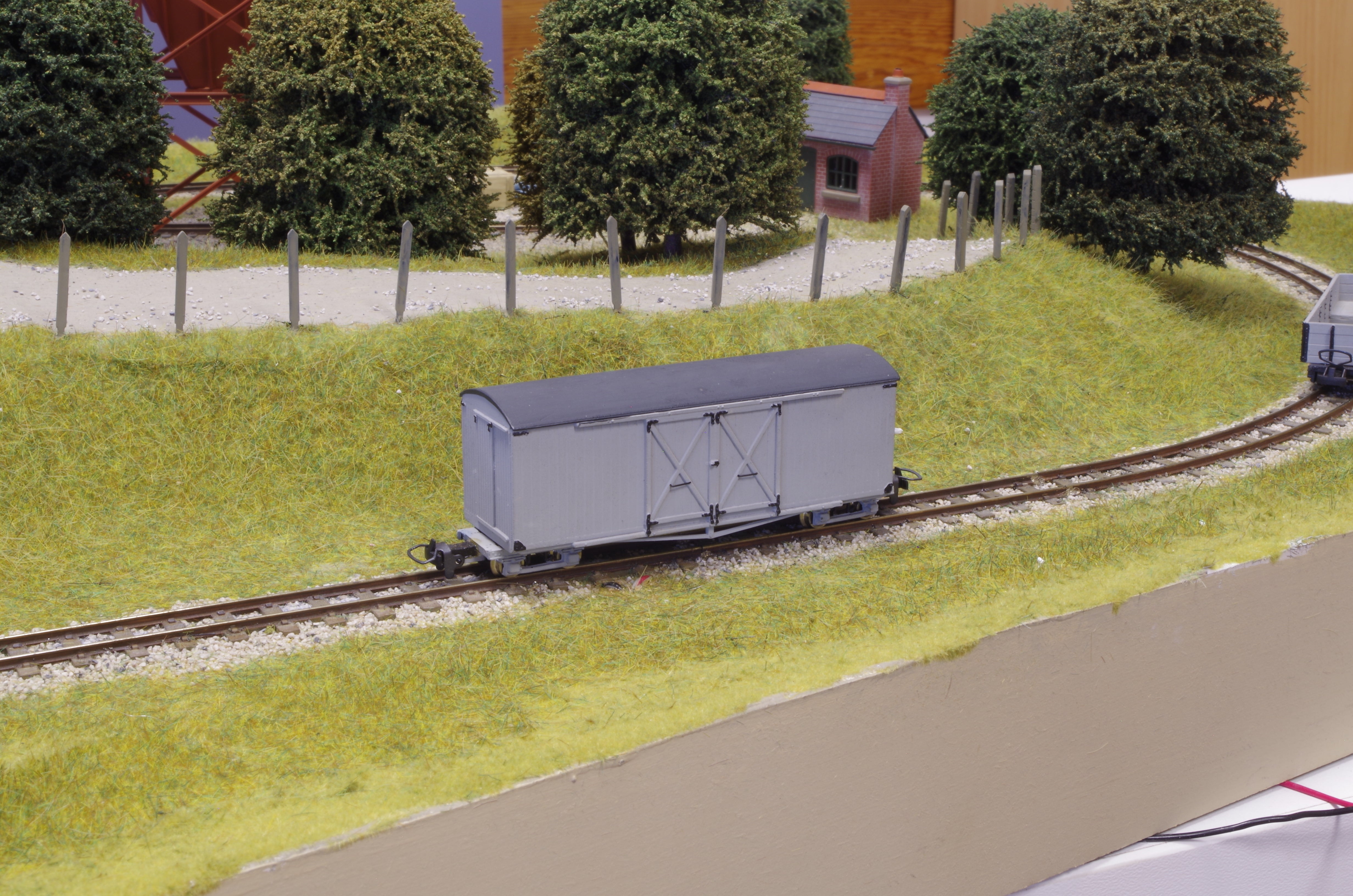 DM27 - Dundas - OO-9 - WW1 Dept Bogie Goods Van/Ambulance Van
