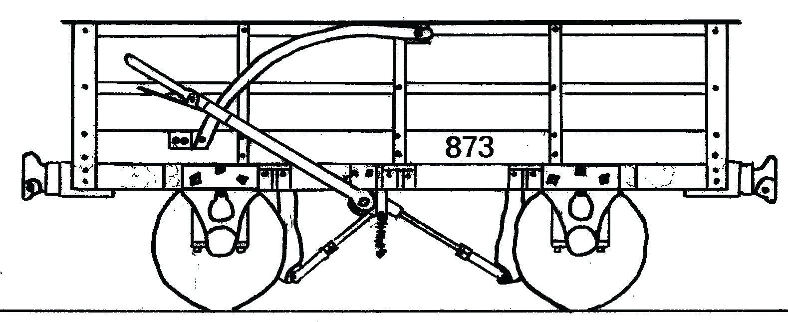 DM54 - Dundas - OO-9 - Festiniog Railway 3 Ton Slate Wagon (Pack of 5)