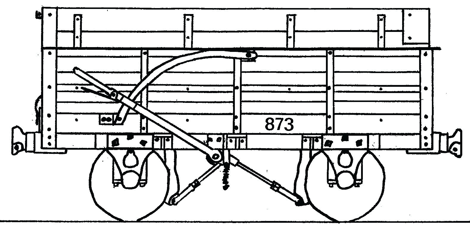 DM56 - Dundas - OO-9 - Ffestiniog Rly Granite Wagons