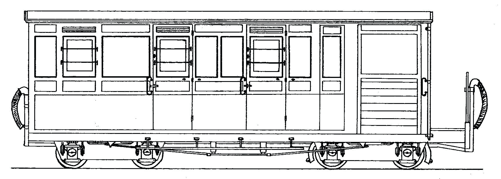 DM69 - Dundas - OO-9 - Brake 3rd Observation Bogie  Coach