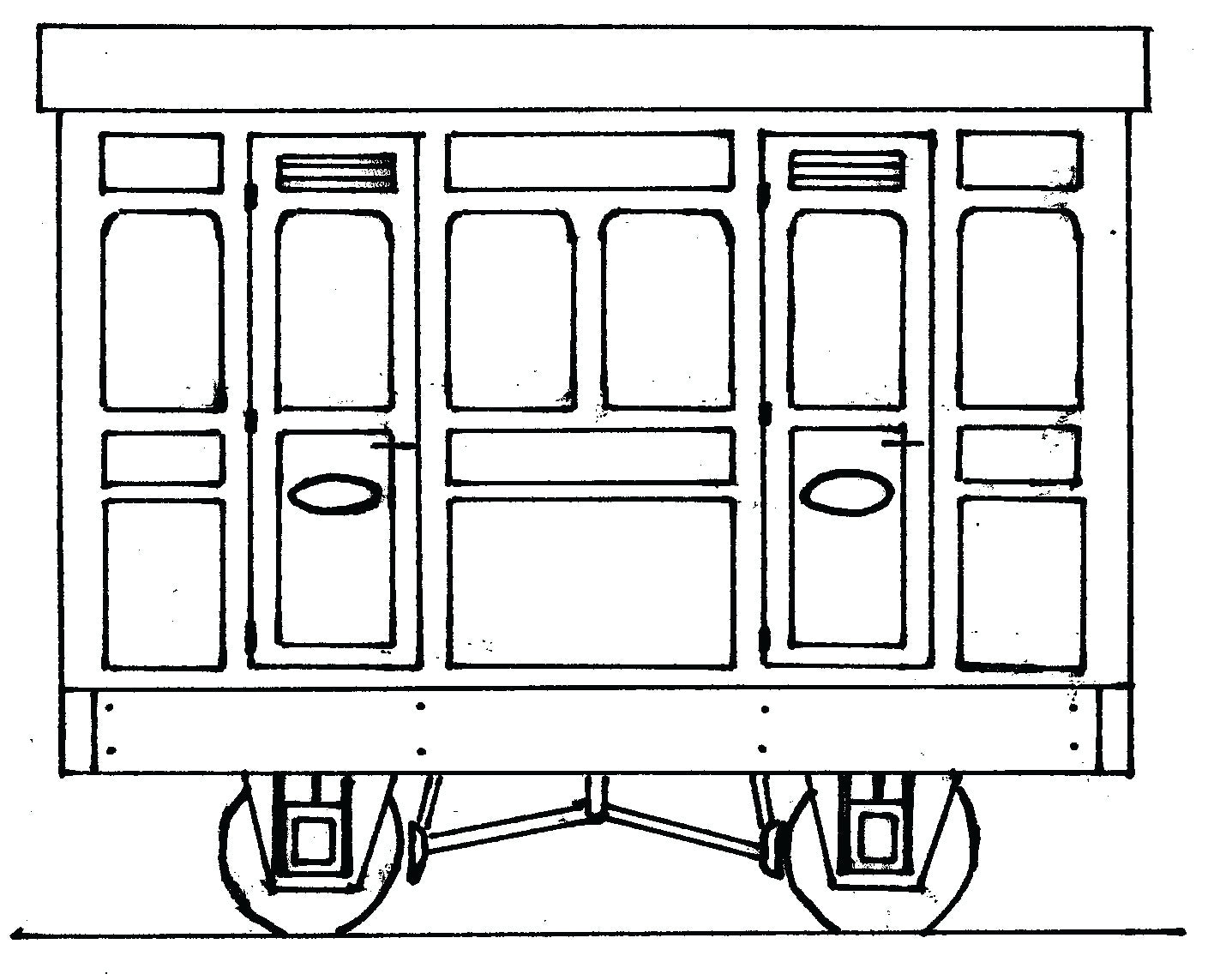 DM76 - Dundas - OO-9 - Freelance Panelled 4 Wheel 1st Class 2