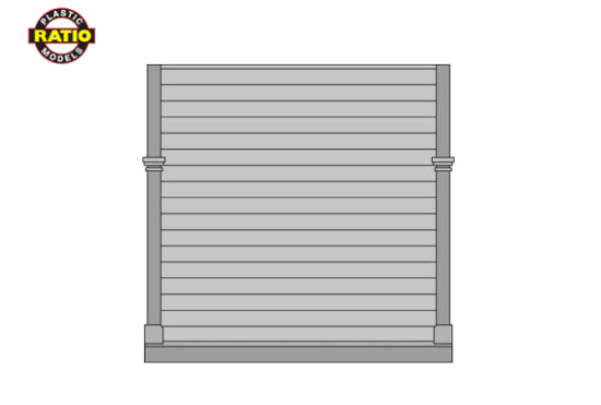 GJ01 - Ratio - OO/HO - G/Junc Plain Board End Panels, Window Panels (4)