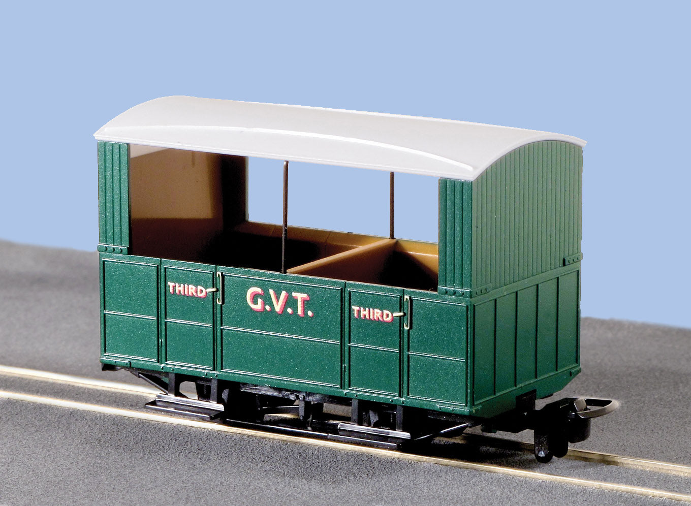 GR520 - PECO - OO-9 - G.V.T. 4 Wheel Open Side Coach
