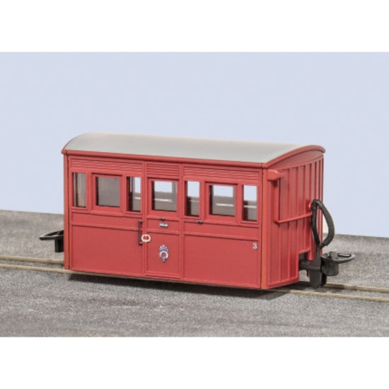 GR558A - PECO - OO-9 - F.R. 4 Wheel Bug Box Coach, 3rd Class, 1970/80s  No3