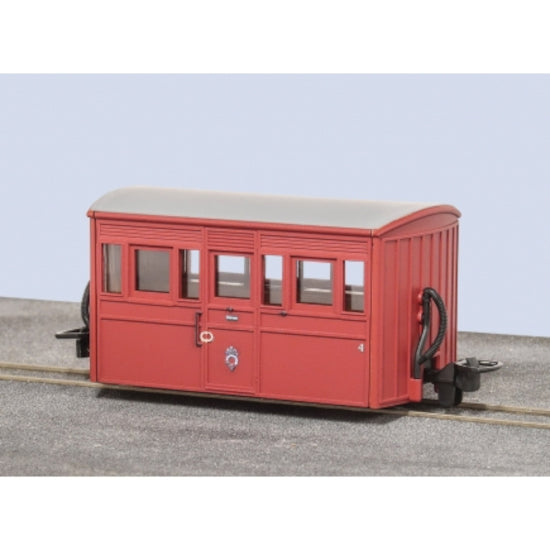 GR558B - PECO - OO-9 - F.R. 4 Wheel Bug Box Coach, 3rd Class, 1970/80s  No4