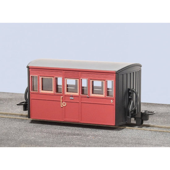 GR558C - PECO - OO-9 - F.R. 4 Wheel Bug Box Coach, 3rd Class, 1970/80s  No5