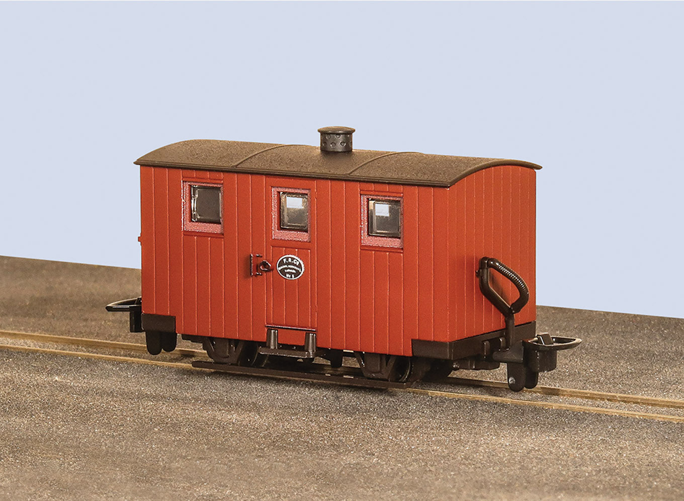 GR570A - PECO - OO-9 - F.R. Quarryman Coach, Brown, No. 8
