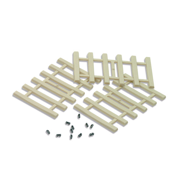IL121 - PECO - OO/HO - Plain Track Concrete Sleepers (96) + rail fixings (200)