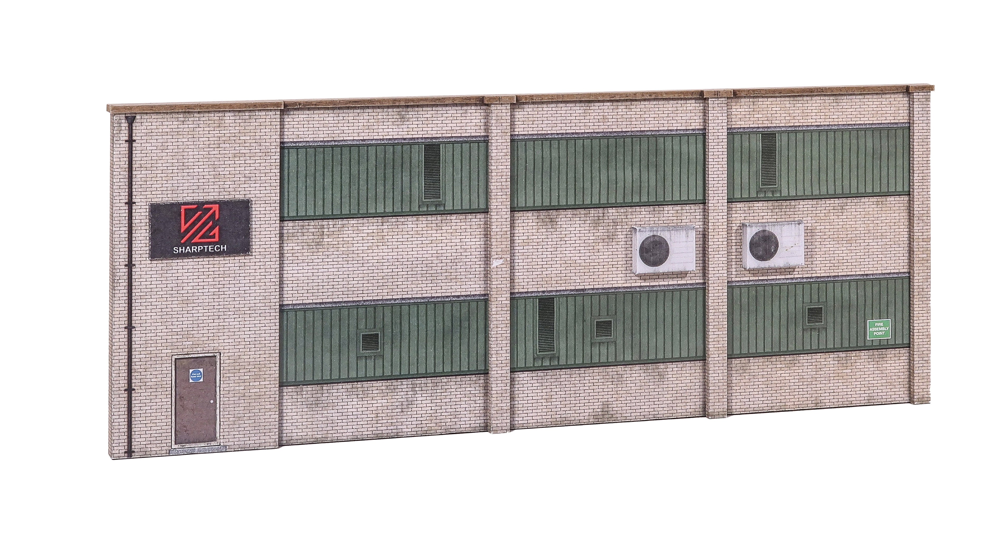 KX018 - Scale Model Scenery - OO/HO - Ultra-Low Relief Industrial Unit