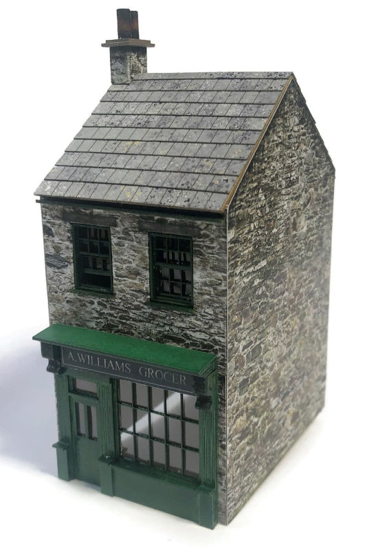 KX066 - Scale Model Scenery - OO/HO - Period Terraced Shop