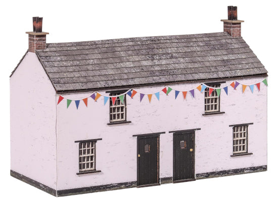 KX074 - Scale Model Scenery - OO/HO - Workers Cottages