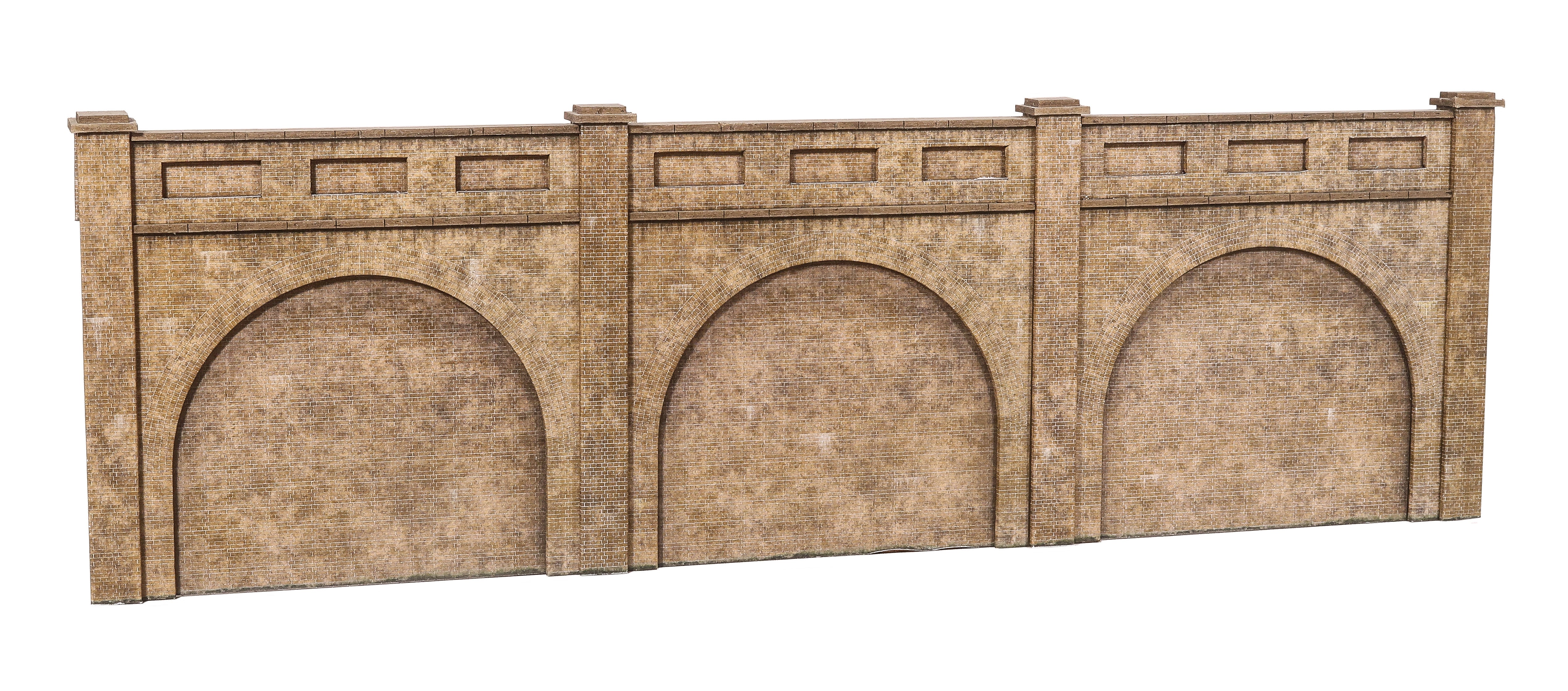 KX076YELLOW - Scale Model Scenery - OO/HO - Railway Arches Yellow Brick