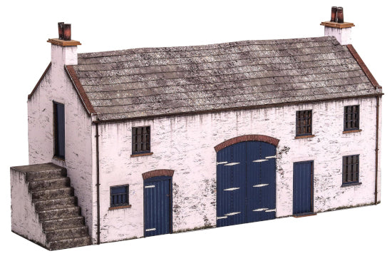 KX087 - Scale Model Scenery - OO/HO - Coach House & Stables