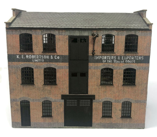 KX090 - Scale Model Scenery - OO/HO - Robertson's Bonded Warehouse