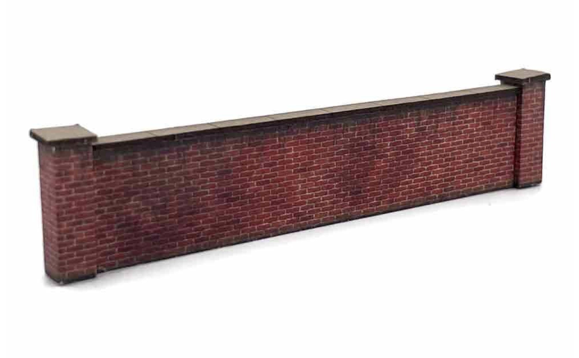KX107A - Scale Model Scenery - OO/HO - 5ft Modular Wall Vic Red Brick