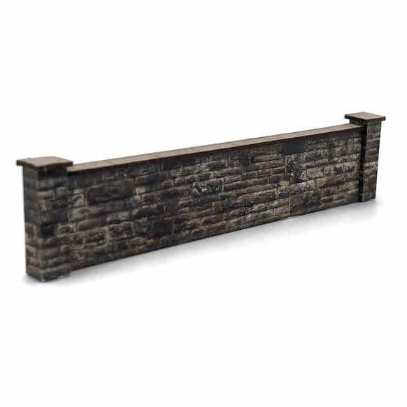 KX107D - Scale Model Scenery - OO/HO - 5ft Modular Wall Dressed Stone