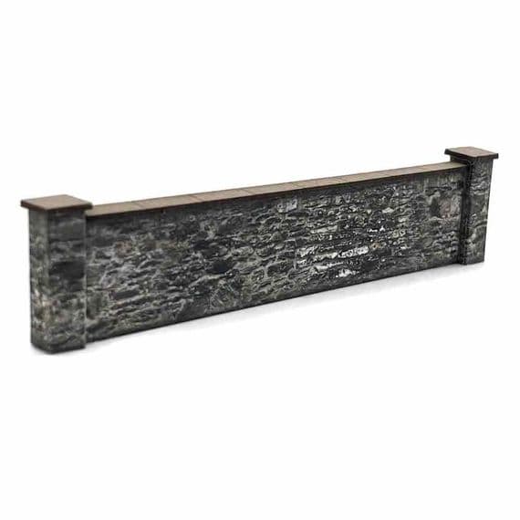 KX107E - Scale Model Scenery - OO/HO - 5ft Modular Wall Cornish Stone