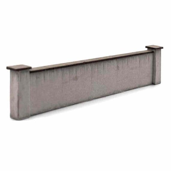 KX107G - Scale Model Scenery - OO/HO - 5ft Modular Wall Magnolia Render