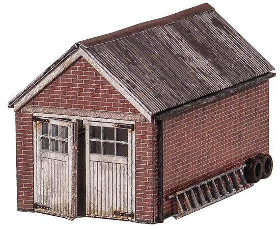 KX117 - Scale Model Scenery - OO/HO - 1960's Domestic Garage