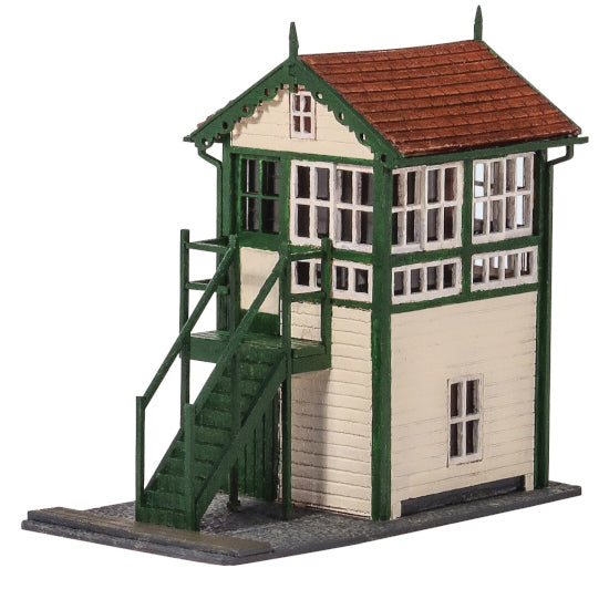 LK12111 - PECO Lineside Kits - TT:120 - Signal Box SR (IOWR)