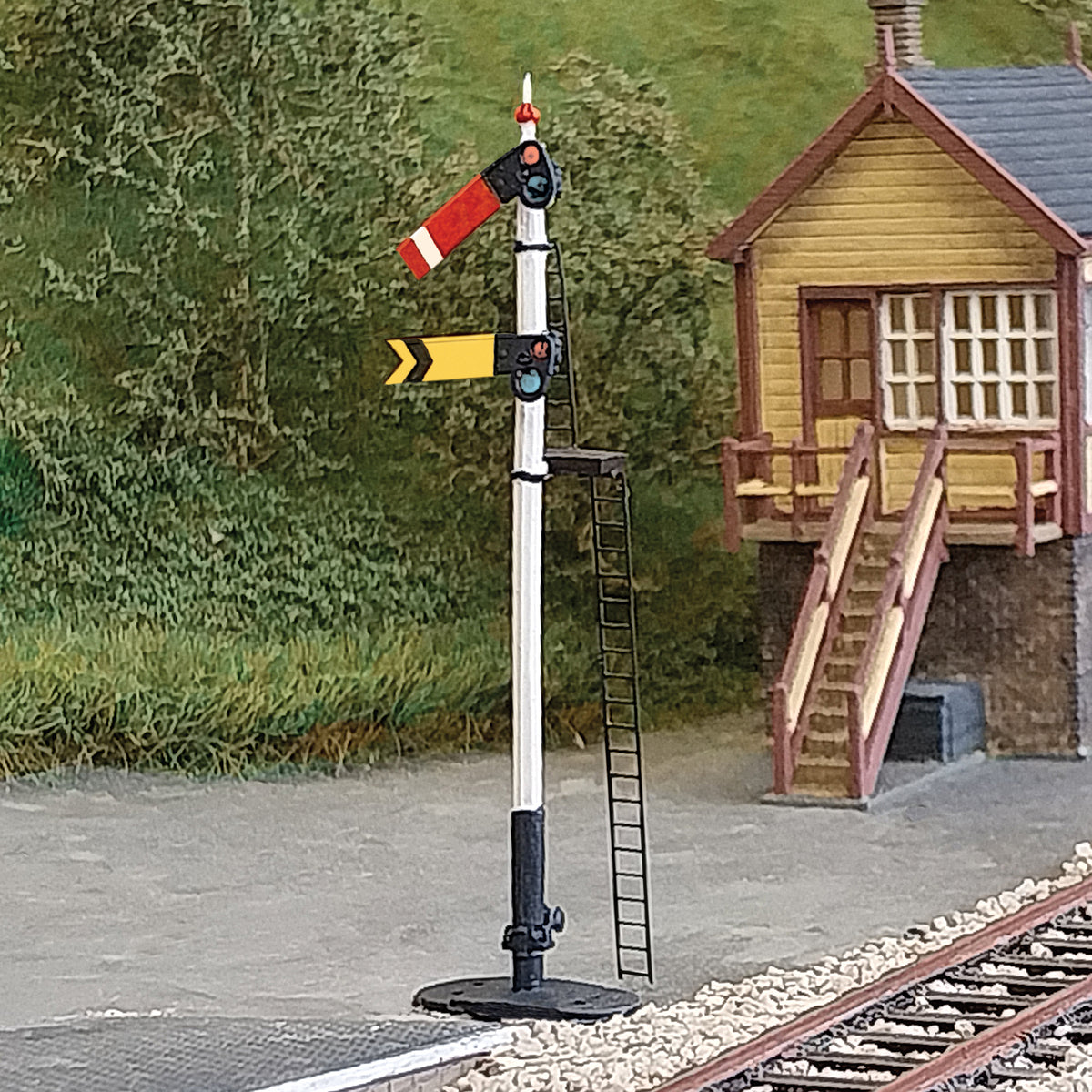 LK12141 - PECO Lineside Kits - TT:120 - Signal GWR Joint Home/Dist