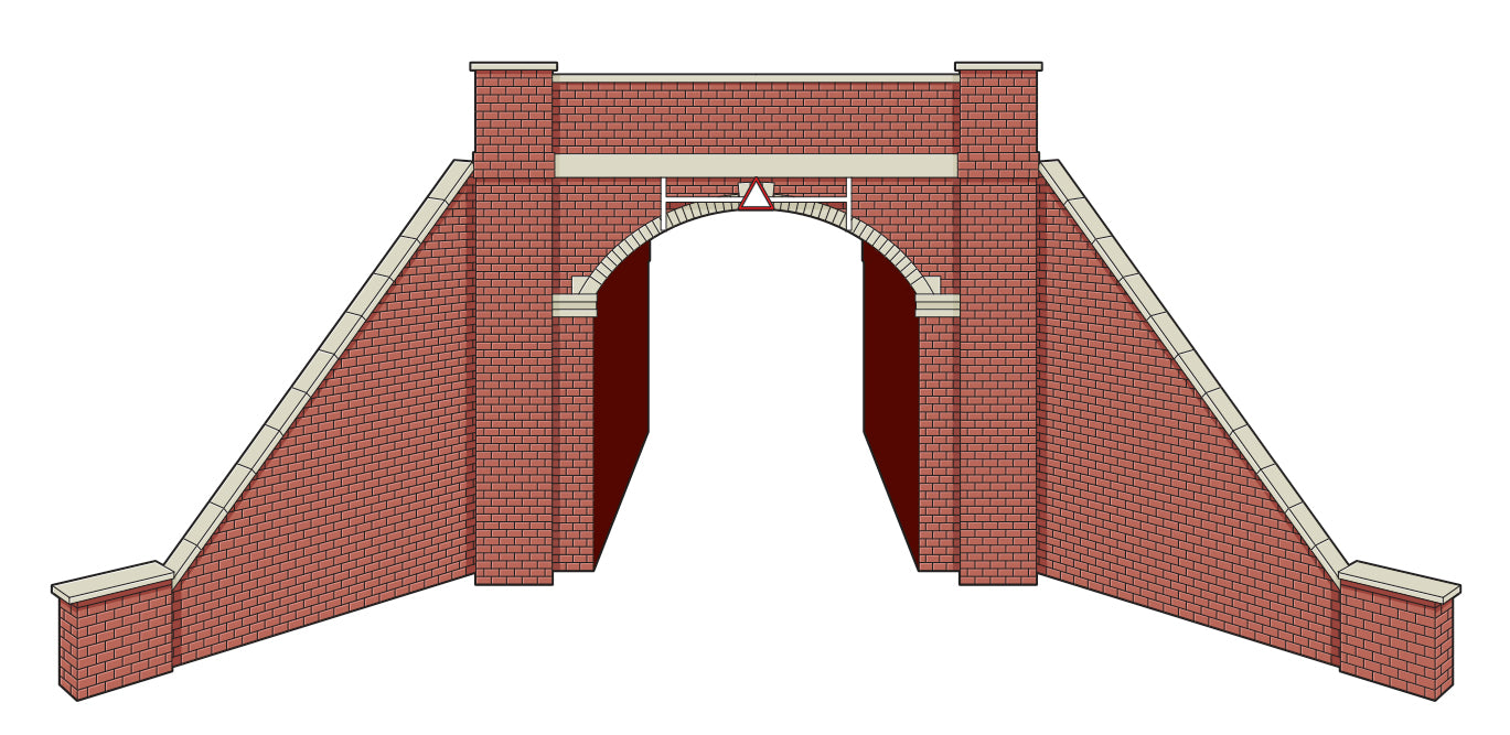LK12160 - PECO Lineside - TT:120 - Bridge, Brick, Single Track