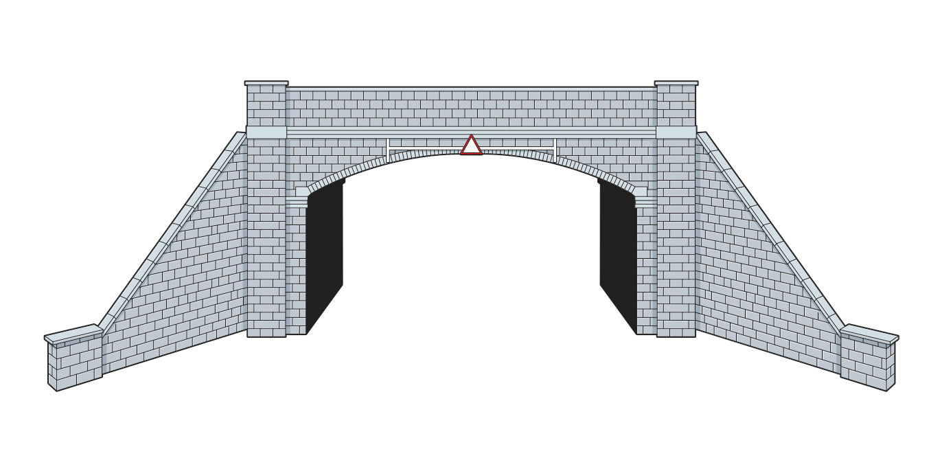 LK12163 - PECO Lineside - TT:120 - Bridge, Stone, Double Track