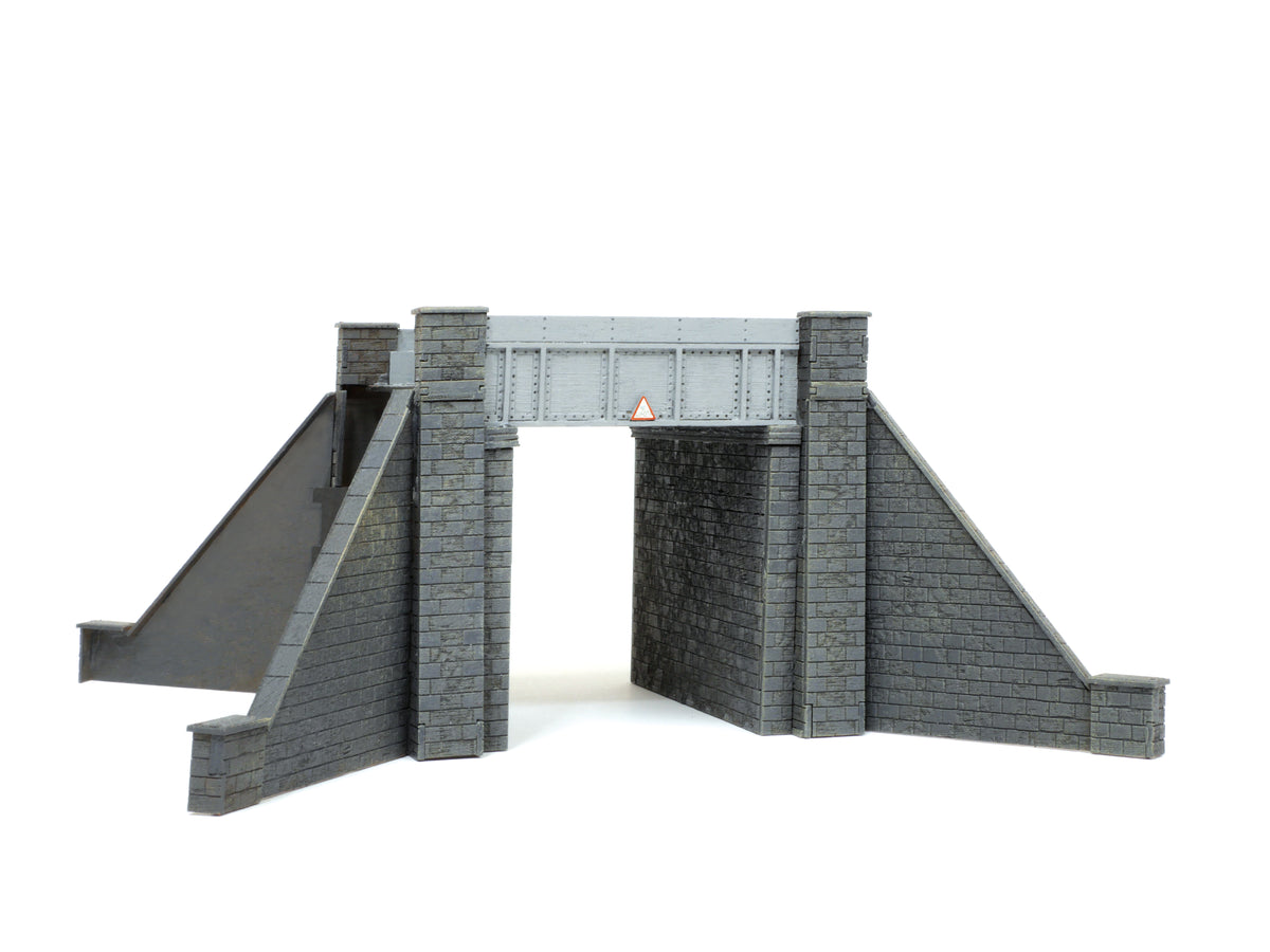 LK12165  - PECO Lineside - TT:120 - Bridge, Steel Plate, Stone Abutments, Single Track