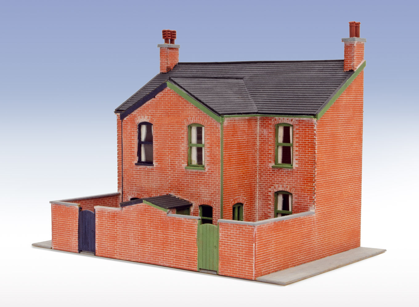 LK207 - PECO Lineside Kits - OO/HO - Viktorianische Hausfassaden - Lasergeschnitten