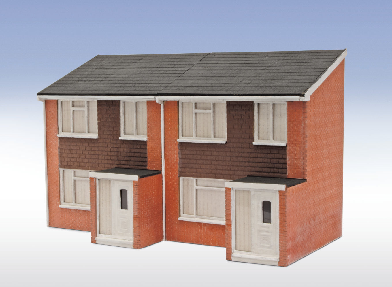 LK212 - PECO Lineside Kits - OO/HO - 1960s House Fronts - Laser Cut
